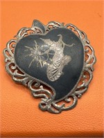 LARGE SIAM STERLING SILVER PENDANT