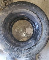 Set of 2 Trailer Tires - Made of 15" Rim
