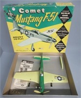 New Mustang F-51 Vintage Comet Plane Gas. Never