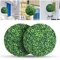 ROTEBIENE 2 Packs 18.9-inch Artificial Plant Topi