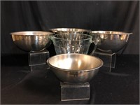 Stainless Steel Bowls & Anchor Hocking Measuring