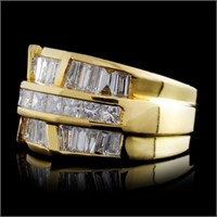 2.93ctw Diamond Ring in 18K Yellow Gold