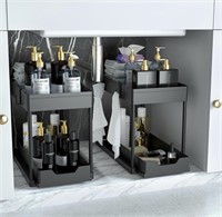 DEKAVA UNDER SINK ORGANIZERS 15.4x8.7x13IN 2PC