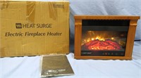 HEAT SURGE ELECTRIC FIREPLACE HEATER - NEVER USED
