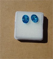Topaz Pair Gem Stones 6.10cts Gemstone