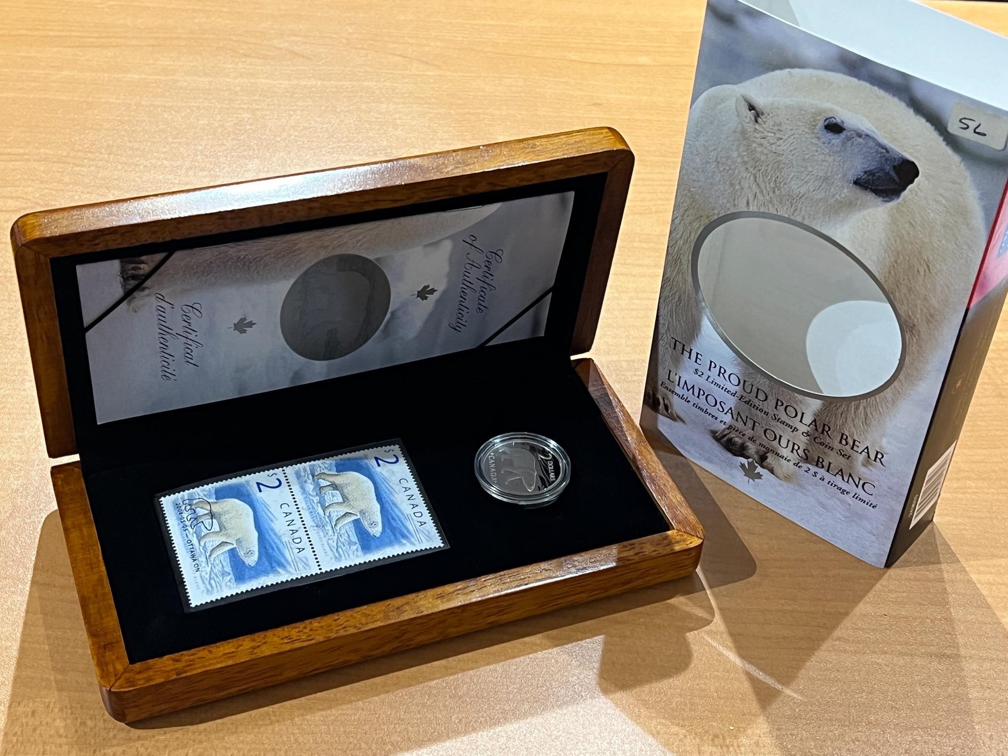 2004 Cdn $2 Silver Polar Bear Box Set