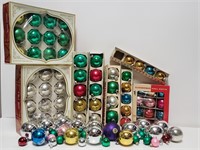 Vtg Christmas Ornament Balls