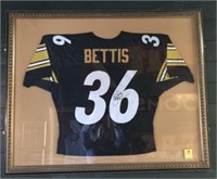 BETTIS #36 AUTOGRAPHED JERSEY IN FRAME