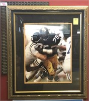 SIGNED JOE GREENE PICTURE IN FRAME