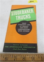 Studebaker trucks booklet