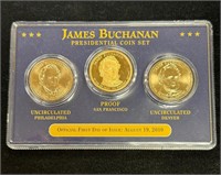 James Buchanan Presidential Coin Set