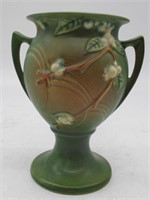 PRETTY ROSEVILLE IUR-8 VASE/ COMPOTE 8 INCHES TALL