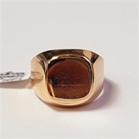 $1500 14K  Men'S Engravable 8.36G Ring
