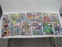 Lot Of Comic Books In Protective Sleeves