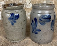 Two Stoneware Crocks