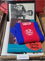 FLAT OF ASSORTED BUDDY HOLLY COLLECTIBLES