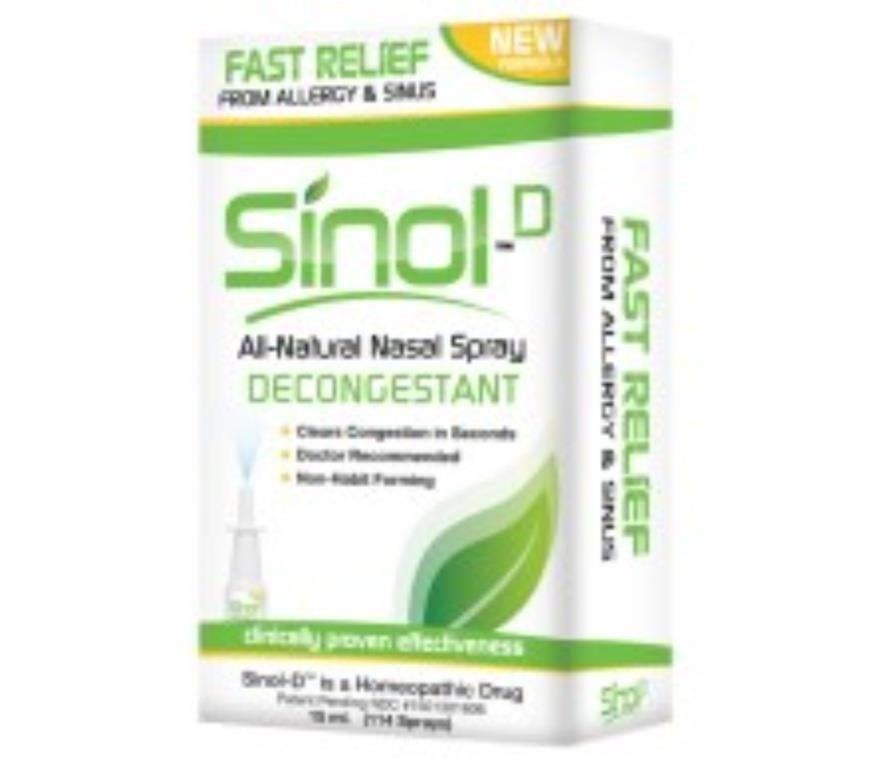 (Exp june 2025) SinolD, All-Natural Nasal Relief