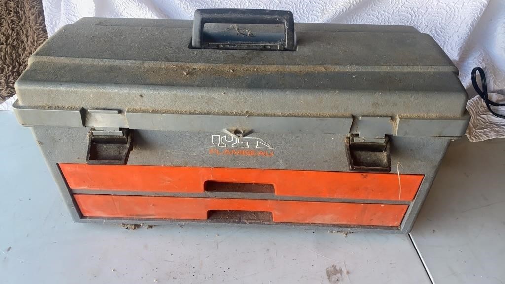 Flambeau Tool Box with Contents