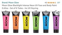 MSRP $15 Blacklight UV Body Paint
