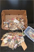 Huge Lot Crafting Beads, Vtg Buttons, And More.