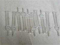Group of glass dripper tubes