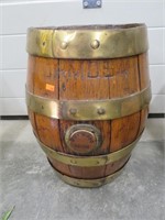Old Formosa beer keg, 16" x 13" diameter