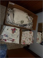 3 BOXES OF BEDDING ITEMS