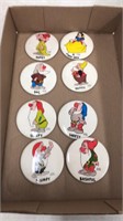 Vintage Snow White and the 7 dwarves large pin