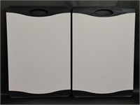 Microban Non Slip Rubber End White Cutting Board