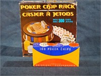 Poker Chip Rack Chips