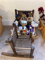 Teddy Bears / Mini Wooden Chair