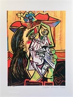 Picasso CRYING WEEPING WOMAN Estate Signed Limited