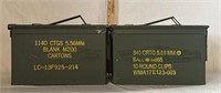 Empty Ammo Boxes