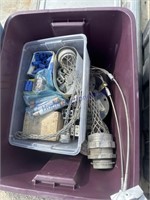 TOTE OF ELECTRIC CONNECTORS, WIRE, FUSES