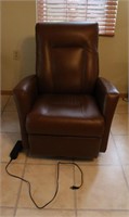 Maroon Leather Recliner