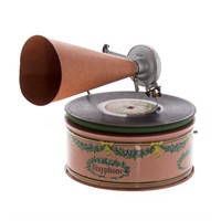 German tin child's phonograph Dixyphone