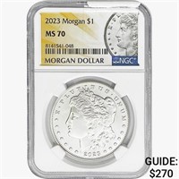 2023 Morgan Silver Dollar NGC MS70