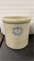 #4 WESTERN POTTERY CROCK - DENVER, CO