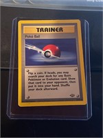 1999 Original OLD Poke Ball Trainer Pokemon CARD