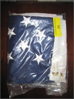 Nylon US Flag W/ Embroidered Stars 3' x 5'