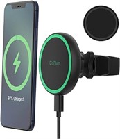 Magnetic Wireless Car Charger Mount Compatible