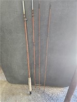 UNKNOWN MAKER FLY ROD W/ 2 TIP ENDS