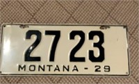 Montana License Plate