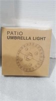 Patio umbrella light