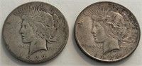 1922-P/D Peace Dollars