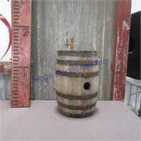Wooden keg with spigot