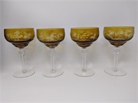 4 pc Cut To Clear Glasses