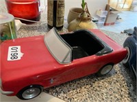 Red Mustang planter