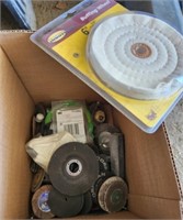 Box of grinder wheels