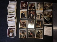 FAMOUS PEOPLE: 179 x ECKSTEIN Tobacco Cards (1935)